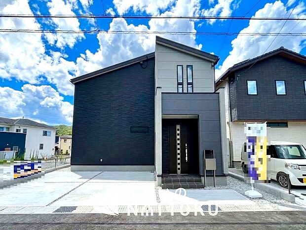 【現地写真（外観）】耐震等級最高「３」取得で基準の１.５倍の性能・耐震強度で安心できます。