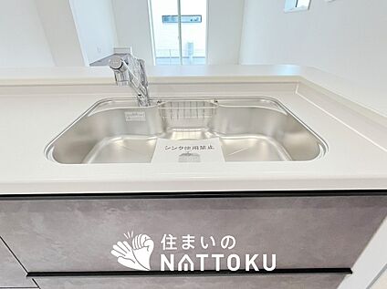 浄水器内臓ハンドシャワー付シンク
