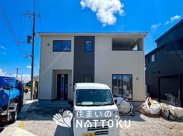 【現地写真(外観)【3号地】】健康被害に配慮したもっとも安全性の高い建材を採用し、シックハウス対策をしております。
