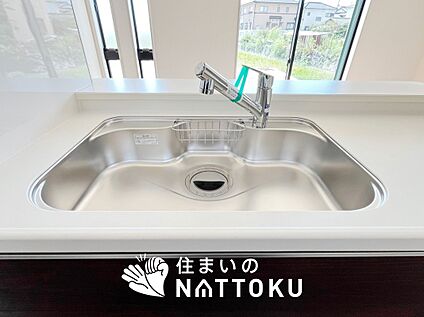 浄水器内臓型ハンドシャワー付シンク