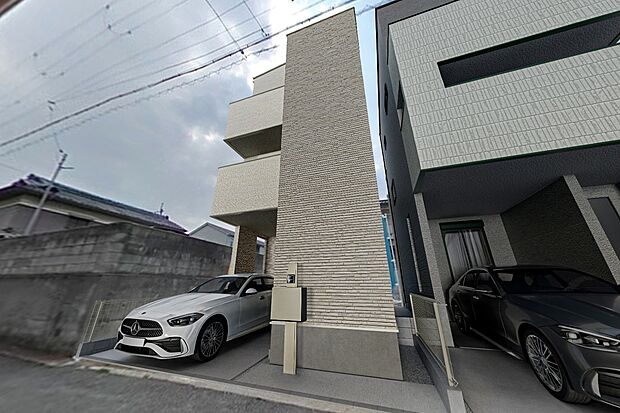 【2号地:完成イメージパース(外観)】
当社では、お客様のライフスタイルに合った自由設計にも対応可能です。間取りから内装デザインまで、ご希望に沿った「理想の住まい」づくりをお手伝いします!