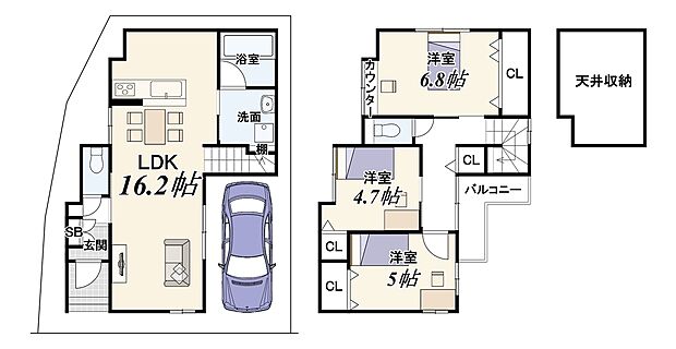 建物価格3099万円 建物面積81.62m2
