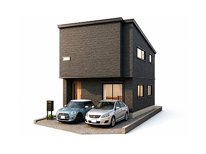 【完成イメージパース/1号地メインプラン/外観】