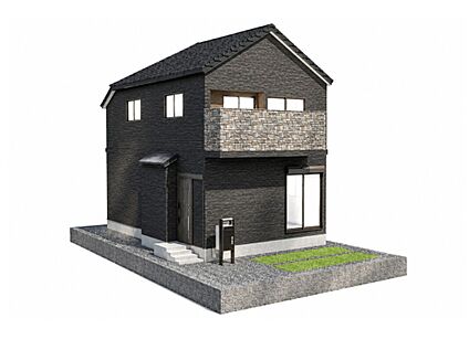 【完成イメージパース(外観/2号地)】