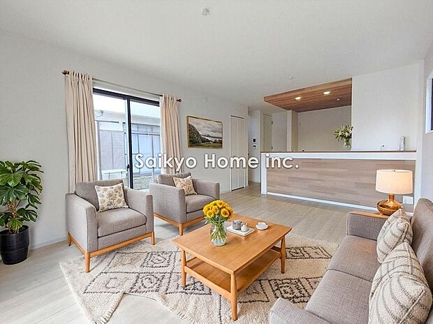 リビング※家具等はCG加工しております。