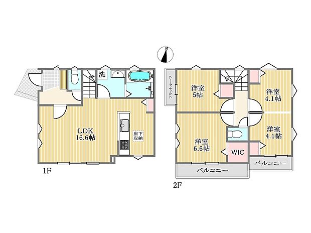 1号棟間取り図