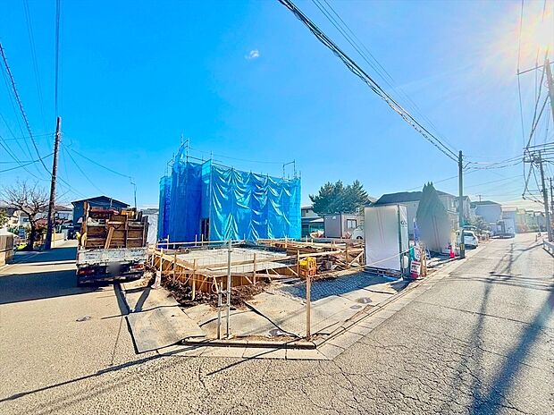 【現地写真】建物の基礎・構造といった目には見えにくい部分もしっかりこだわったお家です。安心して永くお住まいいただけます。