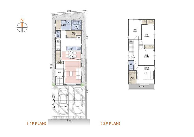 ■4LDK+WIC+納戸+階段下収納(B号棟)
