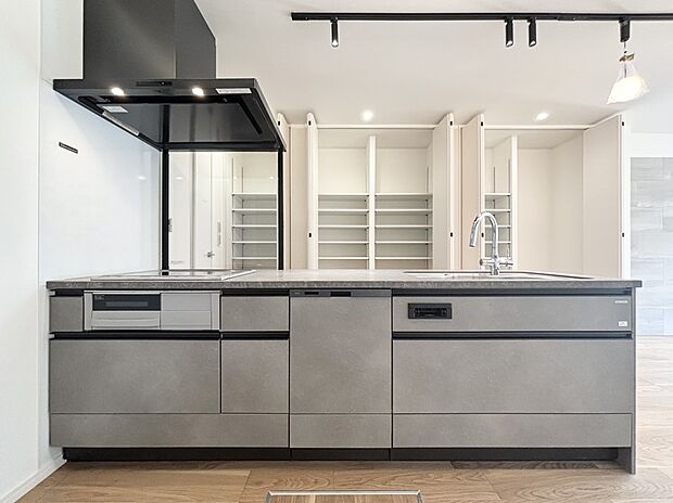 【キッチン】【タカラスタンダード】
■タカラスタンダード　オフェリアを採用
■天板までこだわった機能、デザイン性の高いキッチンです。