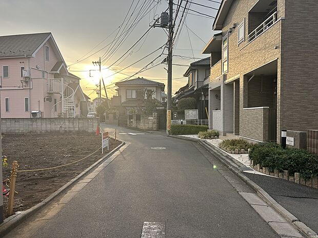 【前面道路含む現地写真】■北側幅員約4.0ｍ公道に接面