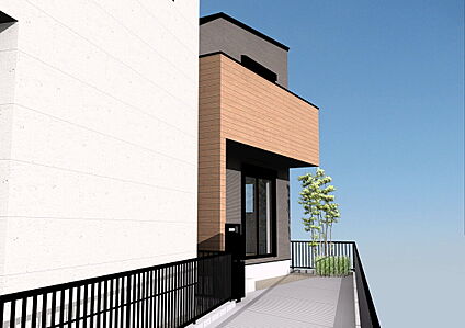 外観予想図（C号棟）