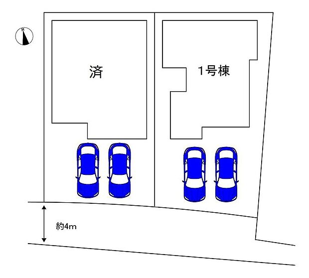 【全2区画・残1区画です】南向き日当たり良好です!