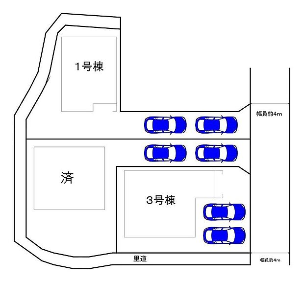 全棟駐車2台可能!セカンドカーや来客時にも安心ですね♪