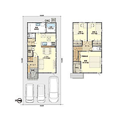 【福井市大宮4丁目B棟】ZEH仕様の高断熱・太陽光パネル5.64kw搭載の新築一戸建て その他