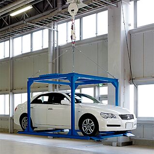 約2トンの重量を支えている、わずか162cm2の接着面