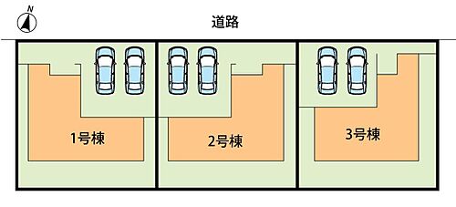 【住まいのNATTOKU】Livele Garden.S　長浜市川崎町　全３邸 その他