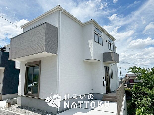 【現地写真(外観)【3号地】】お引渡し後も無償の定期点検を行っており、暮らしの安心をお届けしています。