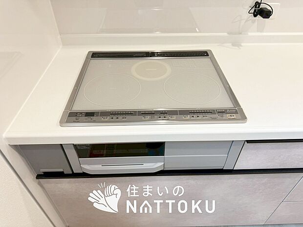 【浄水器内臓ハンドシャワー付シンク】広々とした凸型シンクに洗剤ポケットを標準装備。すっきり収納できます。
また、蛇口の先端に浄水器を内蔵しているため場所をとりません。