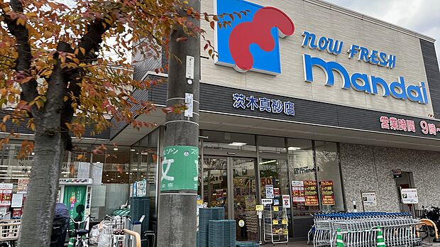 万代茨木真砂店（約2,400m）