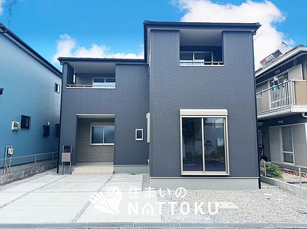 【現地写真（外観）】健康被害に配慮したもっとも安全性の高い建材を採用し、シックハウス対策をしております。