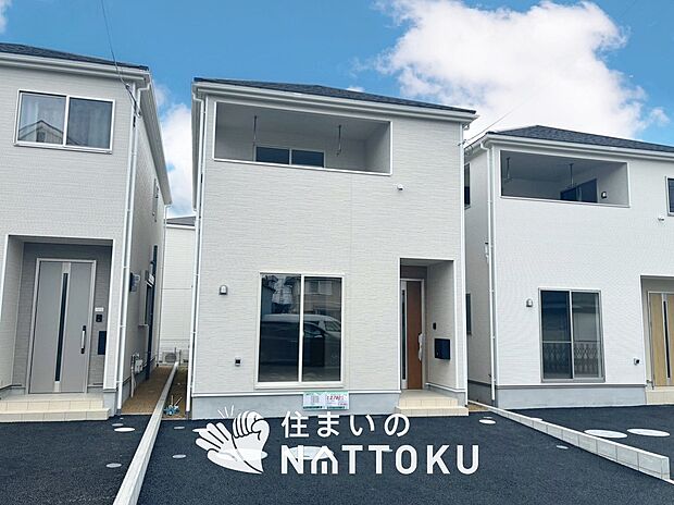 【現地写真（外観）【３号地】】健康被害に配慮したもっとも安全性の高い建材を採用し、シックハウス対策をしております。