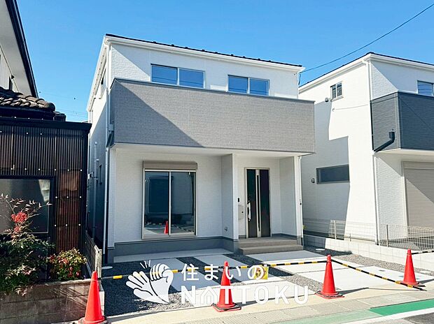 【現地写真(外観)【1号地】】健康被害に配慮したもっとも安全性の高い建材を採用し、シックハウス対策をしております。