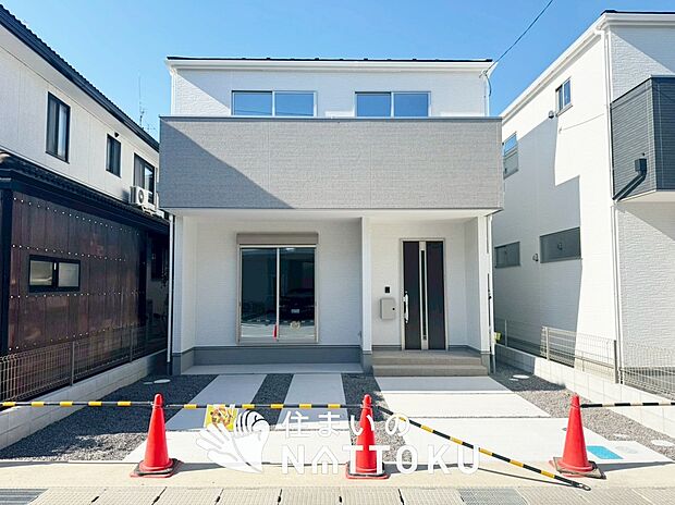 【現地写真(外観)【1号地】】お引渡し後も無償の定期点検を行っており、暮らしの安心をお届けしています。