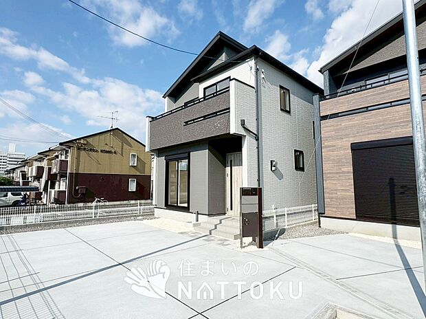 【現地写真（外観）【１号地】】健康被害に配慮したもっとも安全性の高い建材を採用し、シックハウス対策をしております。