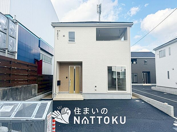 【現地写真（外観）【１号地】】耐震等級最高「３」取得で基準の１.５倍の性能・耐震強度で安心できます。