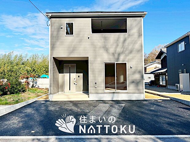 【現地写真（外観）【３号地】】健康被害に配慮したもっとも安全性の高い建材を採用し、シックハウス対策をしております。