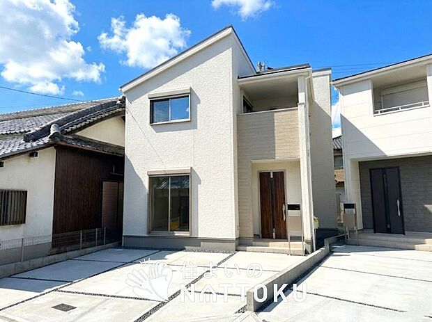 【現地写真（外観）【１号地】】耐震等級最高「３」取得で基準の１.５倍の性能・耐震強度で安心できます。