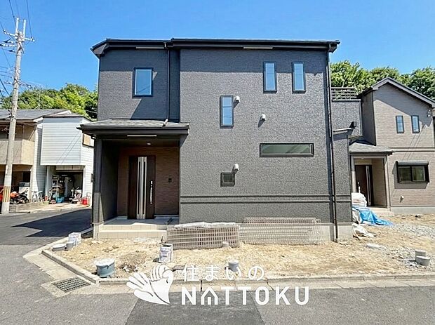 【現地写真（外観）【A号地】】耐震等級最高「３」取得で基準の１.５倍の性能・耐震強度で安心できます。