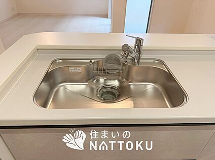 浄水器一体型シャワー水栓付シンク