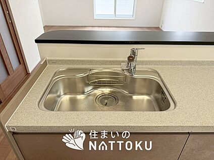 浄水器一体型シャワー水栓付シンク