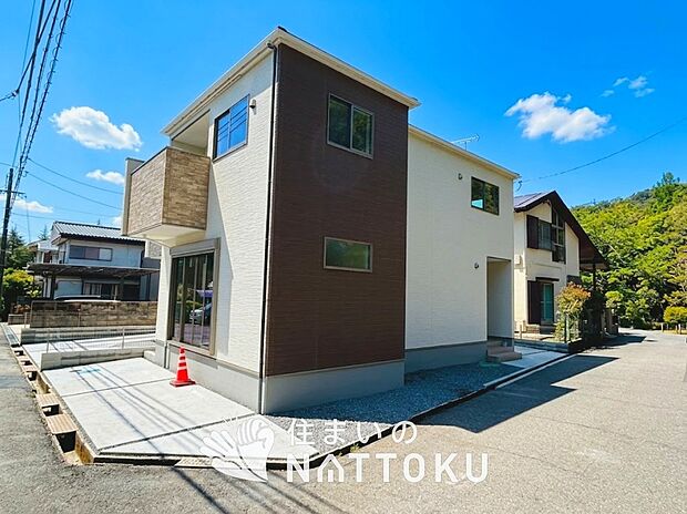 【現地写真(外観)【1号地】】健康被害に配慮したもっとも安全性の高い建材を採用し、シックハウス対策をしております。