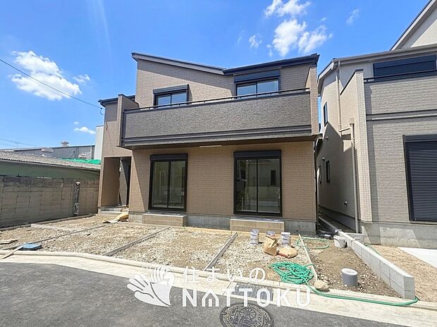 【現地写真（外観）【A号地】】健康被害に配慮したもっとも安全性の高い建材を採用し、シックハウス対策をしております。