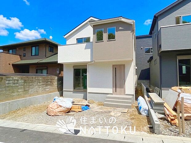 【現地写真（外観）【３号地】】健康被害に配慮したもっとも安全性の高い建材を採用し、シックハウス対策をしております。