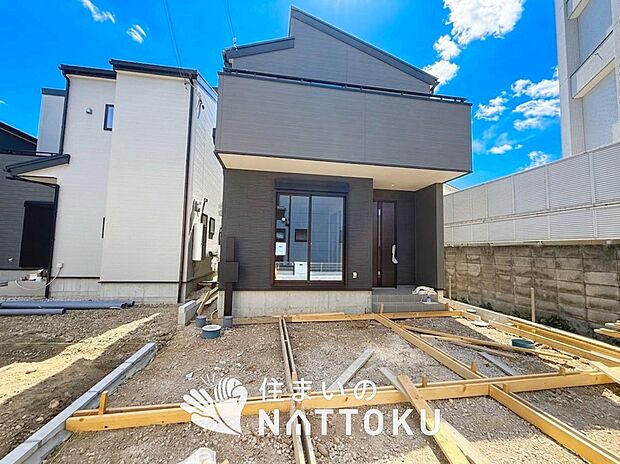 【現地写真（外観）【３号地】】健康被害に配慮したもっとも安全性の高い建材を採用し、シックハウス対策をしております。