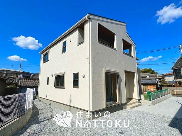 【現地写真(外観)【1号地】】耐震等級最高「3」取得で基準の1.5倍の性能・耐震強度で安心できます。