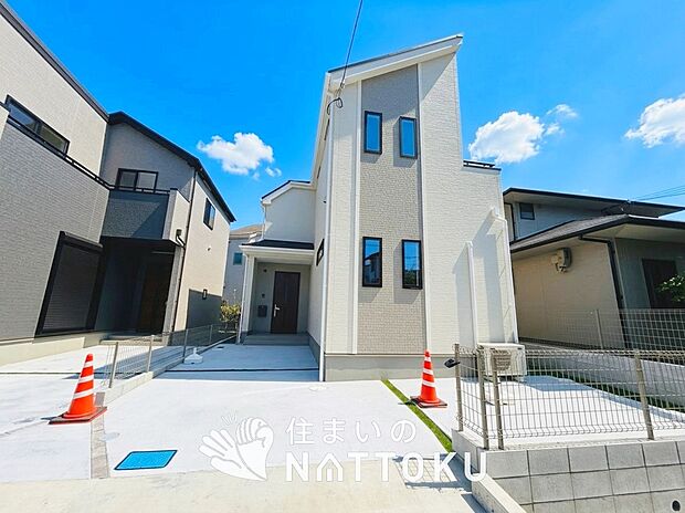 【現地写真(外観)【B号地】】健康被害に配慮したもっとも安全性の高い建材を採用し、シックハウス対策をしております。