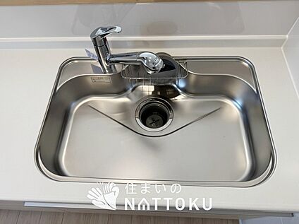 浄水器内臓ハンドシャワー付シンク