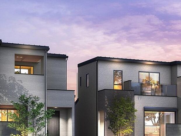 【【外観完成イメージ】】インナーバルコニーやガラス壁など多彩なバルコニーデザインとなります。
※画像はイメージパースのため実際と異なる場合がございます