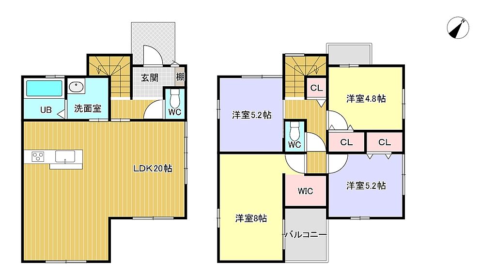 1号棟間取り図