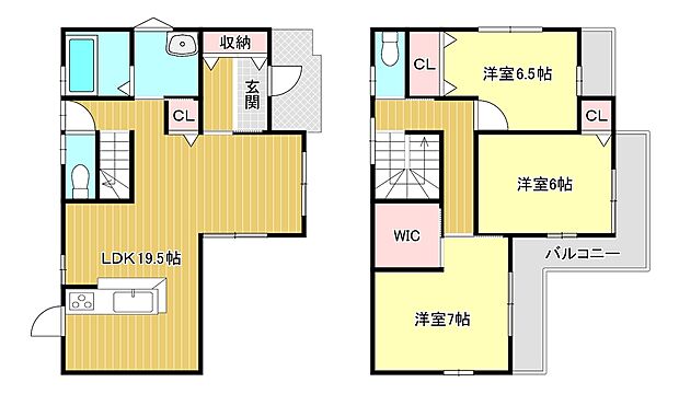 ■リビングは約19.5帖!家族団らんのひと時をお過ごしいただけます