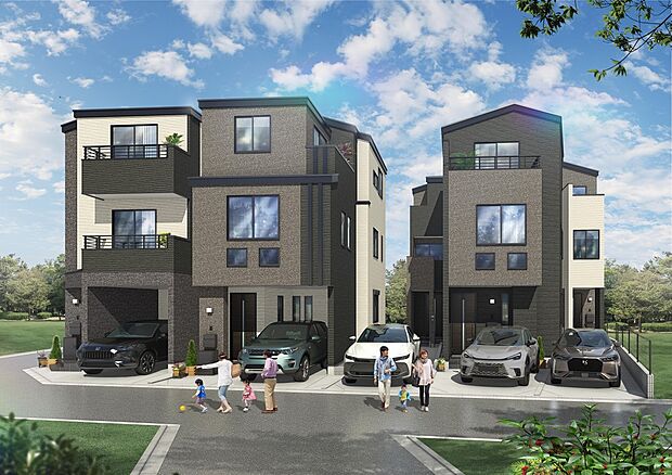 完成予想図（G～K号棟）