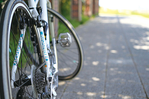 【【サイクルスペース】】アクティブな暮らしに不可欠な自転車置場もご用意しております。