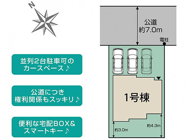 四街道市旭ケ丘2丁目1棟 区画図