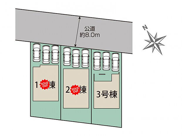 札幌市西区発寒6条14丁目 区画図