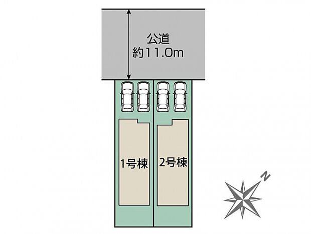 江別市野幌町2棟 区画図