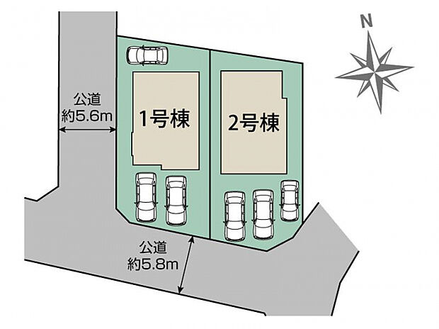 仙台市太白区松が丘2棟 区画図